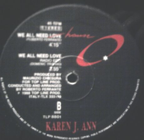 Karen J. Ann - We All Need Love | Top Line Productions (TLP 8801) - 3 Karen J. Ann - We All Need Love | Top Line Productions (TLP 8801) - 3