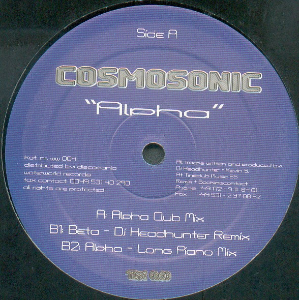 Cosmosonic - Alpha | Waterworld (ww 004)