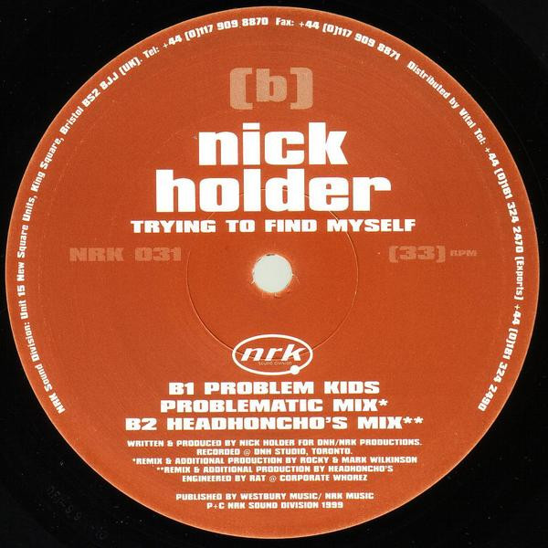 Nick Holder - Trying To Find Myself | NRK Sound Division (NRK 031) - 3