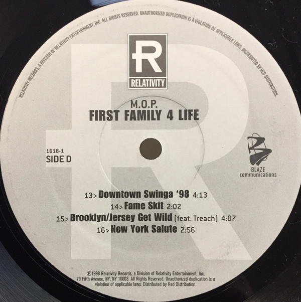 M.O.P. - First Family 4 Life | Relativity (88561-1618-1) - 6