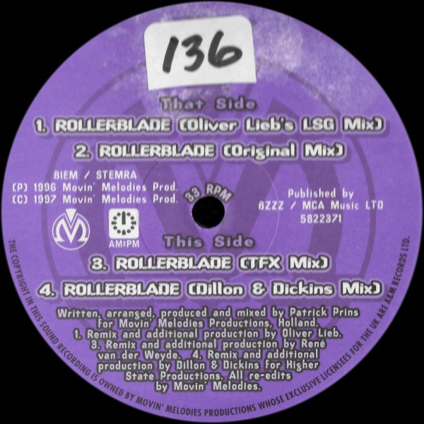 Movin' Melodies - Rollerblade | AM:PM (5822371)