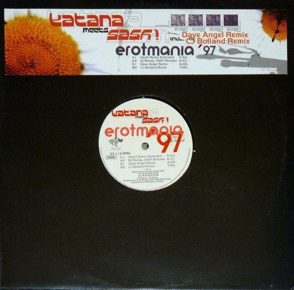 Katana Meets Sash! - Erotmania '97 | Bionic Beat Recordings (BIO 009) Katana Meets Sash! - Erotmania '97 | Bionic Beat Recordings (BIO 009)