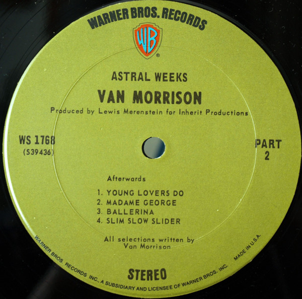 Van Morrison - Astral Weeks | Warner Bros. Records (WS 1768) - 4