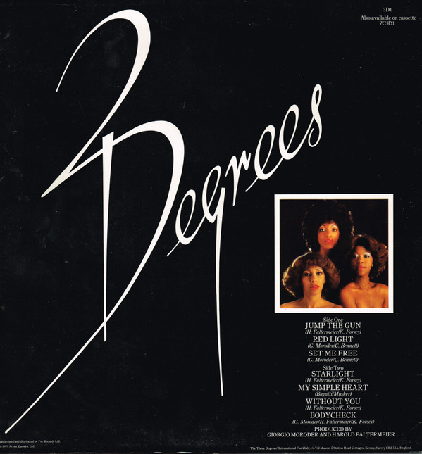 The Three Degrees - 3D | Ariola (3D1)