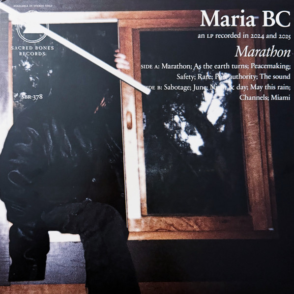 Maria BC - Marathon | Sacred Bones Records (SBR-378) - main Maria BC - Marathon | Sacred Bones Records (SBR-378) - main