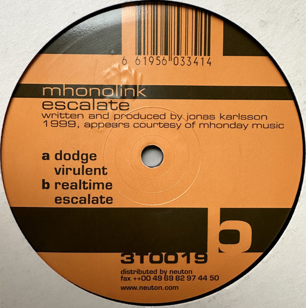 Mhonolink - Escalate | Tritone (3T0019)