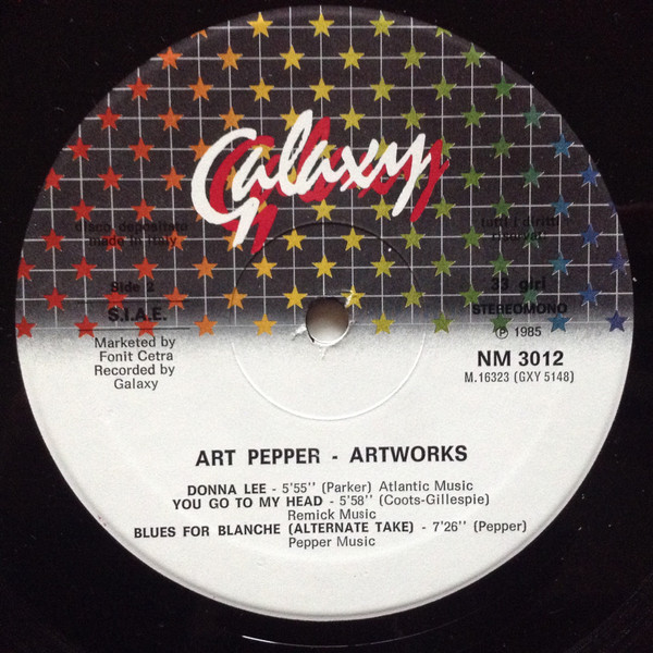 Art Pepper - Artworks | Galaxy (NM 3012) - 4