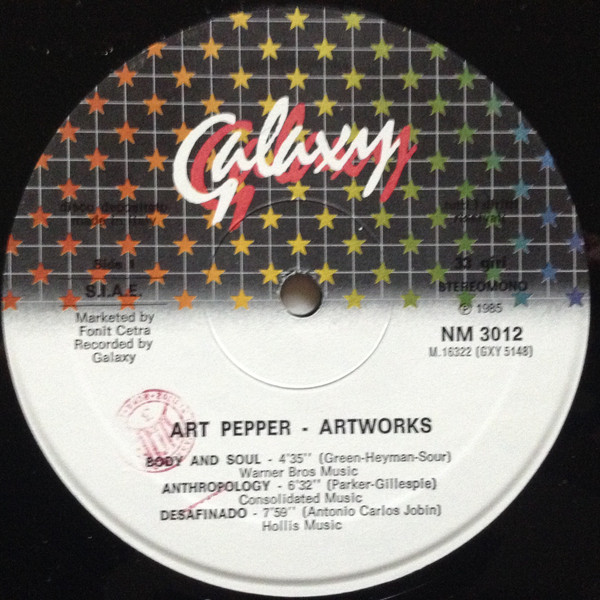 Art Pepper - Artworks | Galaxy (NM 3012) - 3