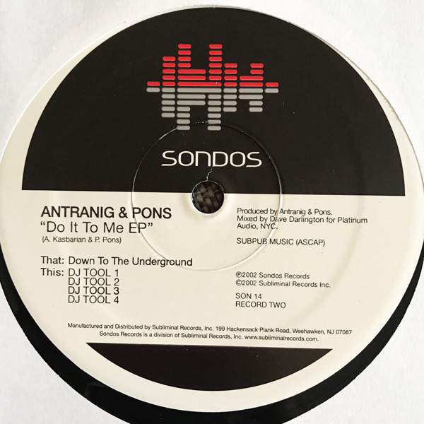 Antranig & Pons - Do It To Me EP | Sondos (SON 14) - 3