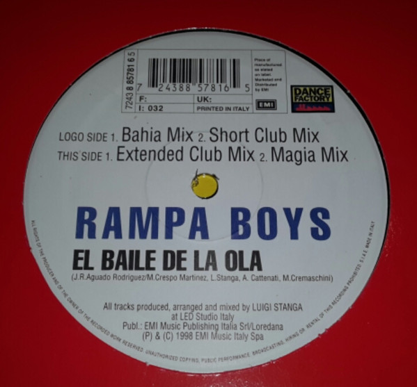 Rampa Boys - El Baile De La Ola | Dance Factory (7243 8 85781 6 5)