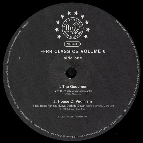 Various - FFRR Classics Volume 6 | FFRR (FFCLX6) - 3