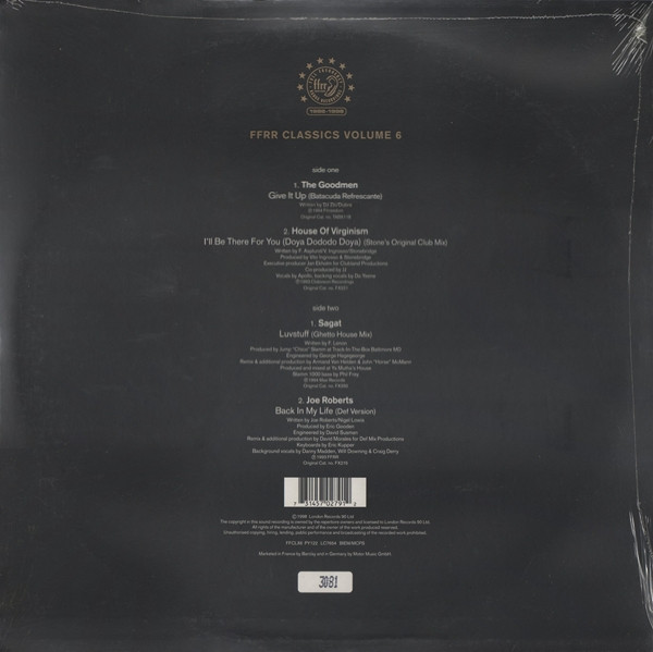 Various - FFRR Classics Volume 6 | FFRR (FFCLX6) - 2