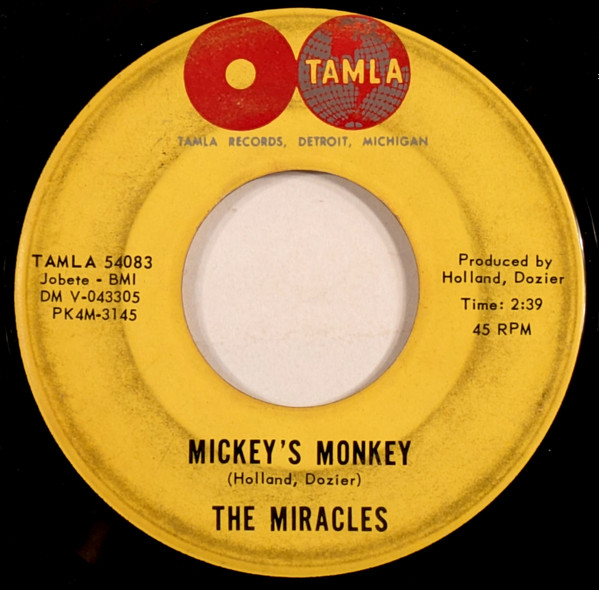 The Miracles - Mickey's Monkey | Tamla (TAMLA 54083) - main