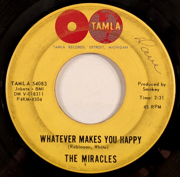 The Miracles - Mickey's Monkey | Tamla (TAMLA 54083) - 2
