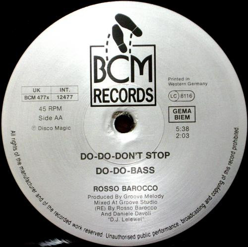 Rosso Barocco - Do-Do-Don't Stop / Never Gonna Give You Up | BCM Records (BCM 477 X) - 4 Rosso Barocco - Do-Do-Don't Stop / Never Gonna Give You Up | BCM Records (BCM 477 X) - 4
