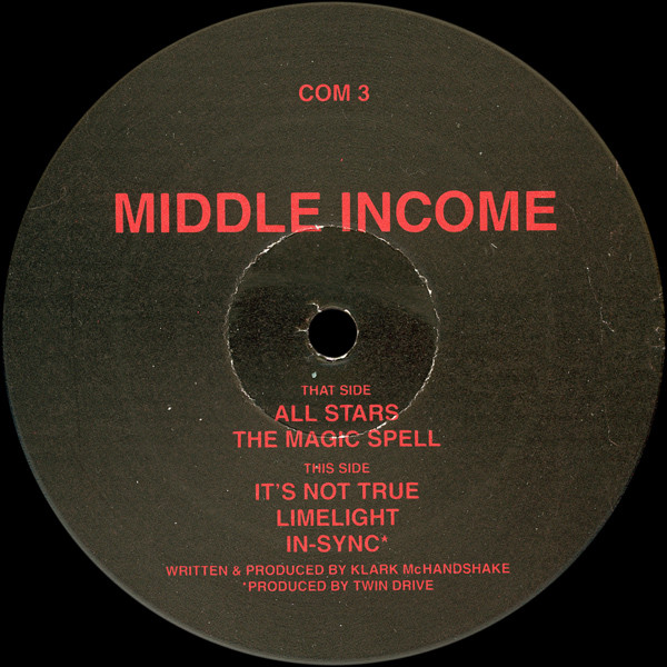 Middle Income - Middle Income | Communism Records (COM 3)