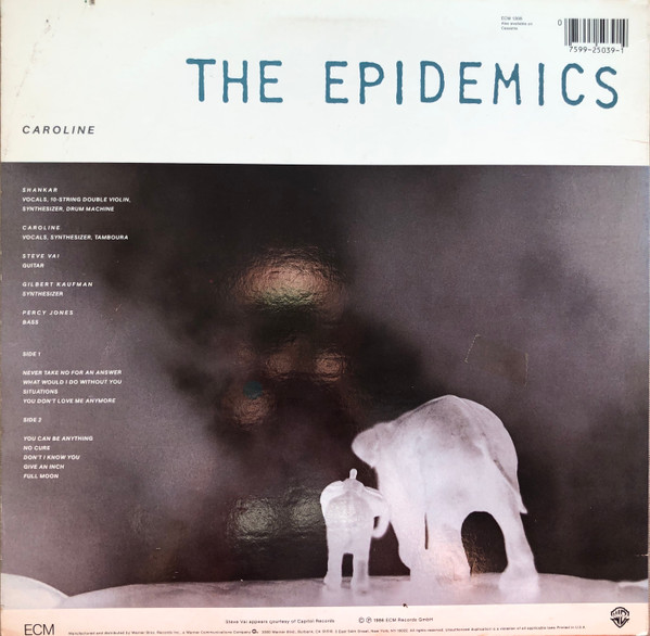 Shankar / Caroline - The Epidemics | ECM Records (ECM 1308) - 2