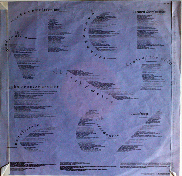 Deep Purple - The House Of Blue Light | Polydor (831 318-1) - 4