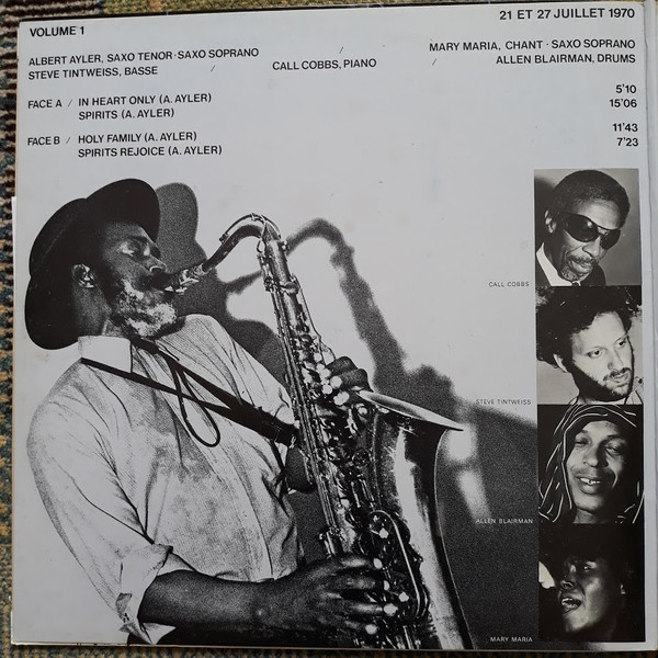 Albert Ayler - Nuits De La Fondation Maeght | Shandar (83503/83504) - 2