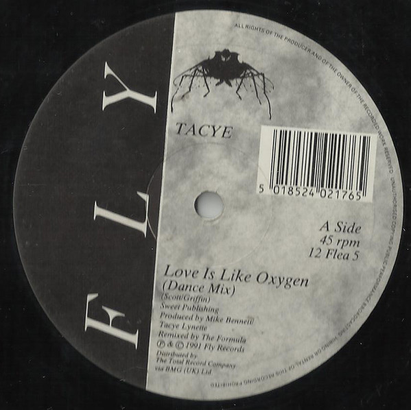 Tacye - Love Is Like Oxygen | Fly Records (12 FLEA 5) - main