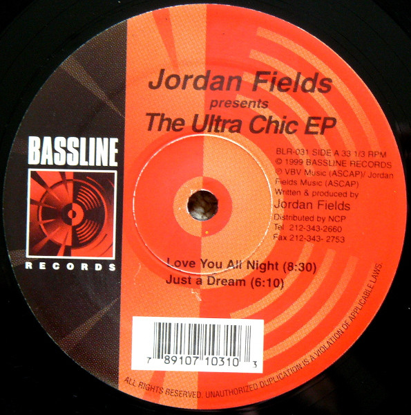 Jordan Fields - The Ultra Chic EP | Bassline Records (BLR-031)