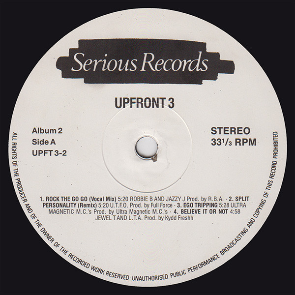Various - Upfront 3 | Serious Records (UPFT 3) - 5 Various - Upfront 3 | Serious Records (UPFT 3) - 5