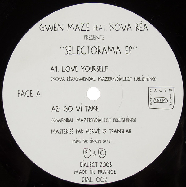 Gwen Maze - Selectorama EP | Dialect Recordings (DIAL 002) - 2 Gwen Maze - Selectorama EP | Dialect Recordings (DIAL 002) - 2