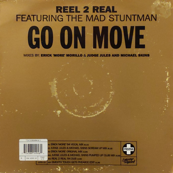 Reel 2 Real  &  The Mad Stuntman - Go On Move | Positiva (12TIV-15)