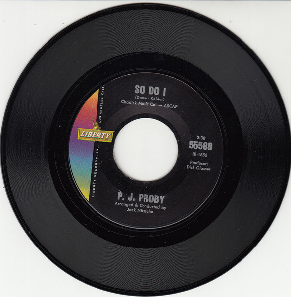 P.J. Proby - So Do I | Liberty (55588) - main