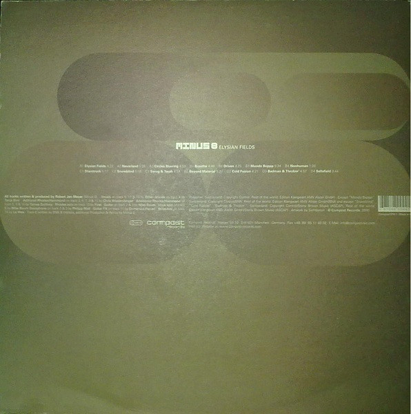 Minus 8 - Elysian Fields | Compost Records (COMPOST 078-1) - 2