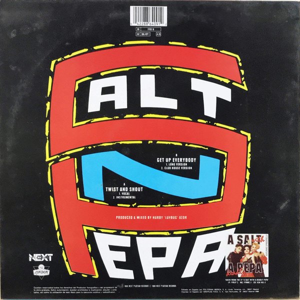 Salt 'N' Pepa - Get Up Everybody  / Twist And Shout | FFRR (886.409-1) - 2