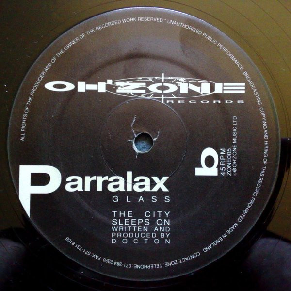 Parralax - Deep Frieze | Oh'Zone Records (ZONE 005) - 2