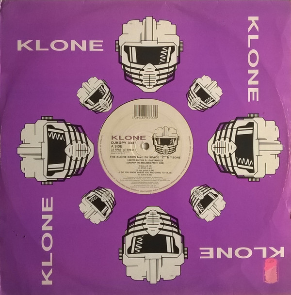 The Klone Krew - Limited Edition DJ I.Qed Sampler. Europop - The Megamix Part 1 & 2 | Klone Records (djkopy 333) The Klone Krew - Limited Edition DJ I.Qed Sampler. Europop - The Megamix Part 1 & 2 | Klone Records (djkopy 333)