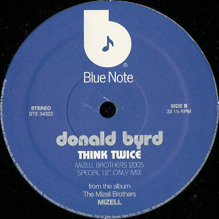 Gary Bartz / Donald Byrd - Funked Up / Think Twice | Blue Note (BTE 34322) - 3