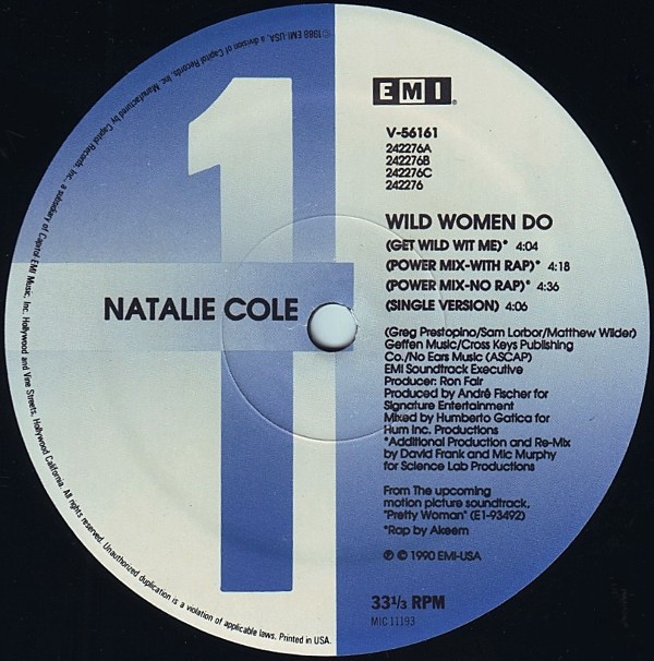 Natalie Cole - Wild Women Do | EMI USA (V-56161) - 3