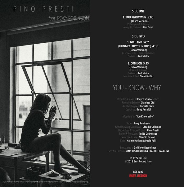 Pino Presti Feat. Roxy Robinson - You Know Why | Best Record Italy (BST-X027) - 4