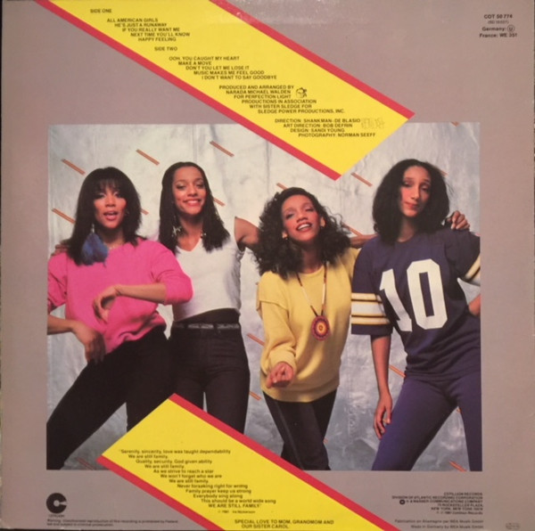 Sister Sledge - All American Girls | Cotillion (COT 50 774 (SD16 027))