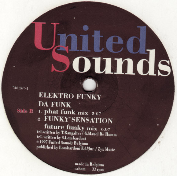Elektro Funky - Da Funk | United Sounds Belgium (740 267-1) - 2
