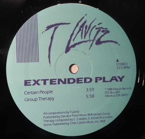 T. Lavitz - Extended Play | Macon Records (MR 001) - 3