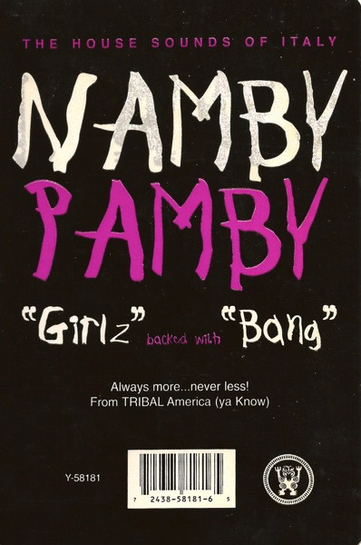 Namby Pamby - Girlz / Bang | TRIBAL America (Y-58181) - 2