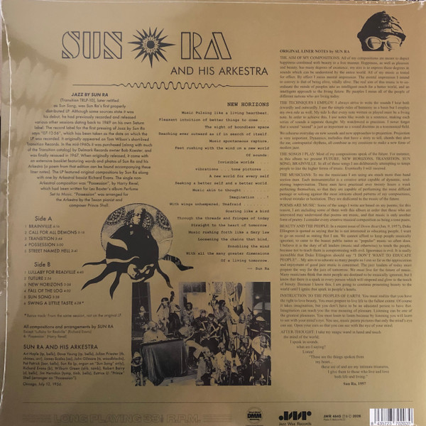 Sun Ra - Jazz By Sun Ra | Jazz Wax Records (JWR 4645) - 3