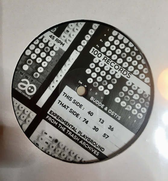 100Records - Budde & Osti's Experimental Playground From The Trash Archives | Acido Records (Acido 038) - 2