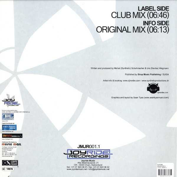 Revibe - Bangin' | Joyride Recordings (JMJR001.1) - 2