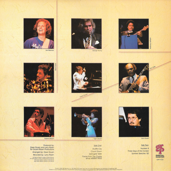 Dave Grusin And The NY-LA Dream Band - Dave Grusin And The N.Y. / L.A. Dream Band | GRP (GRP-A-1001) - 2