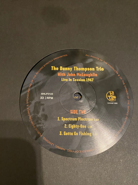 Danny Thompson Trio With John McLaughlin - Live In Session 1967 | Hi Hat (HHLP3123) - 3 Danny Thompson Trio With John McLaughlin - Live In Session 1967 | Hi Hat (HHLP3123) - 3