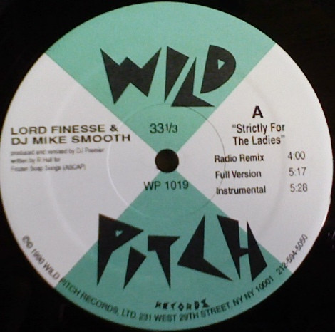 Lord Finesse & DJ Mike Smooth - Strictly For The Ladies / Back To Back Rhyming | Wild Pitch Records (WP 1019) - 3