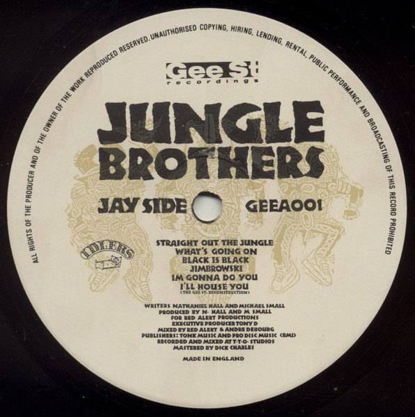 Jungle Brothers - Straight Out The Jungle | Gee Street (GEEA 001) - 4