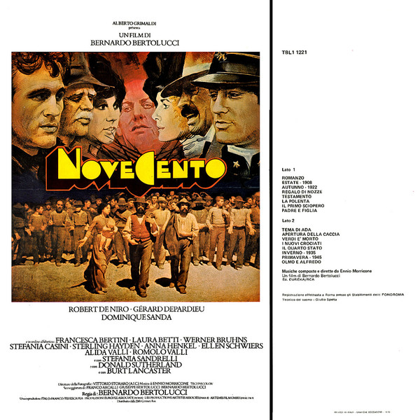 Ennio Morricone - Novecento (Colonna Sonora Originale Del Film) | RCA Original Cast (TBL1 1221)