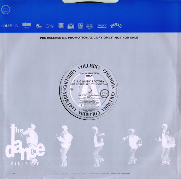C + C Music Factory - Just A Touch Of Love (Everyday) | Columbia (XPR 1671) - 3 C + C Music Factory - Just A Touch Of Love (Everyday) | Columbia (XPR 1671) - 3