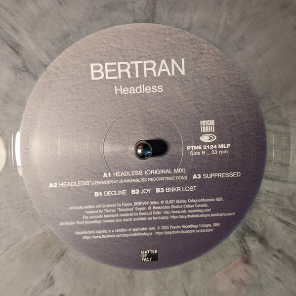 Bertran - Headless | Psycho Thrill (PTNE 2124 MLP)